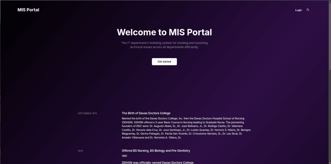 MIS Portal